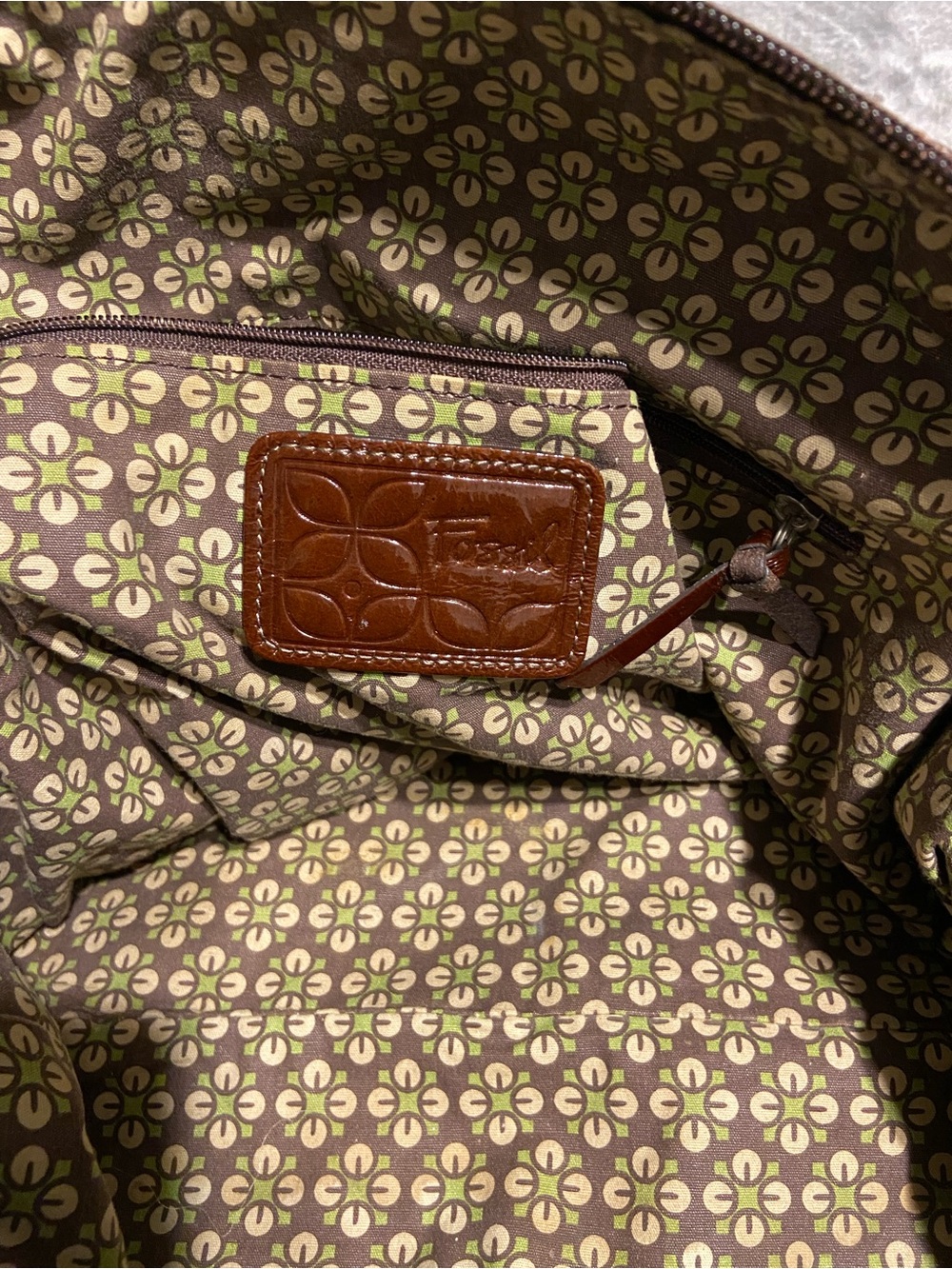 Fossil Leather Carry-On Bag - Picture 8 of 10